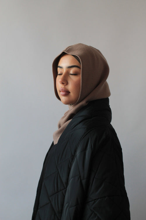 CAGOULE EN MAILLE FINE Noir